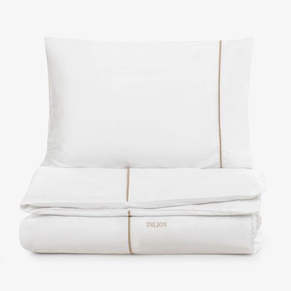 Set lenjerie de pat Premium Style Bej single  