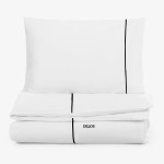 Set lenjerie de pat Premium Style Negru single  