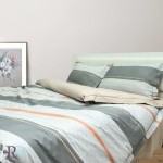 Set de lenjerie de pat dublu din satin de bumbac Alek
