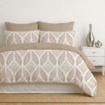 Set lenjerie de pat dublu cu elastic – model Sahara