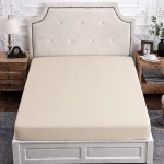 Cearceaf de pat cu elastic bej 120x200 cm – Serenity