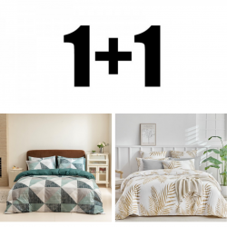 2 bucăți lenjerie de pat single micro satin Vitoria verde și Elysium