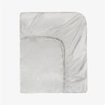 Cearceaf cu elastic din bumbac Ranfor în culoare gri deschis 200/200/30