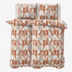 Set de lenjerie de pat dublu Tangram Ranfor 5 piese