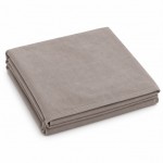 Cearceaf inferior 150/240 din bumbac în culoare taupe