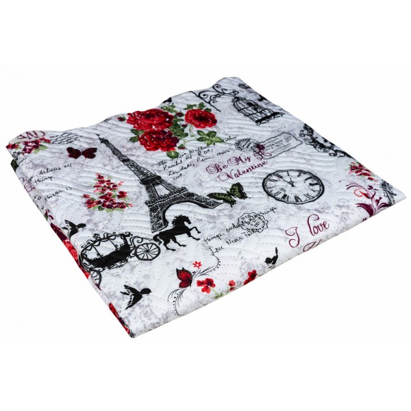 Cuvertura din microfibre Love Letter rosu