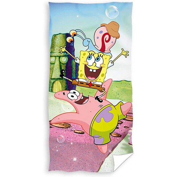 Prosop de plajă Sponge Bob Friends