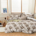 Lenjerie de pat VINTAGE NOVA și 3D Păpădii set de 2 bucăți