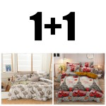 Lenjerie de pat VINTAGE NOVA și 3D Păpădii set de 2 bucăți