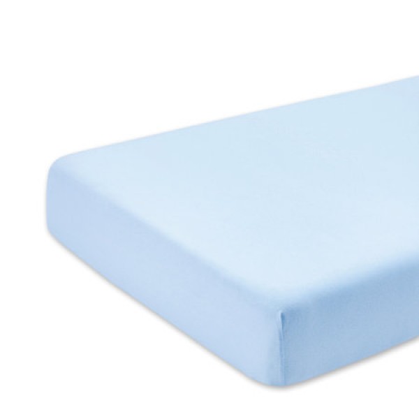 Cearceaf cu elastic pentru patut bebelusi 70/140 albastru