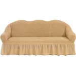 Set huse elastice pentru canapea si fotoliu 3-2-1-1 Bej
