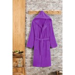 Halat de prosop cu glugă Style Purple
