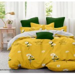 2 bucăți lenjerie de pat din satin pentru dormitor dublu Daisy + Tanta