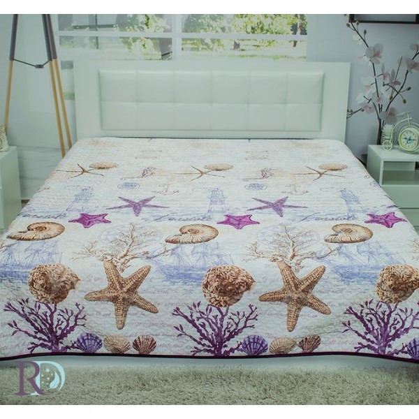 Cuvertură de lux pentru pat Delfina Lilac