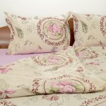 Lenjerie de pat din Ranforce satinat Rosa