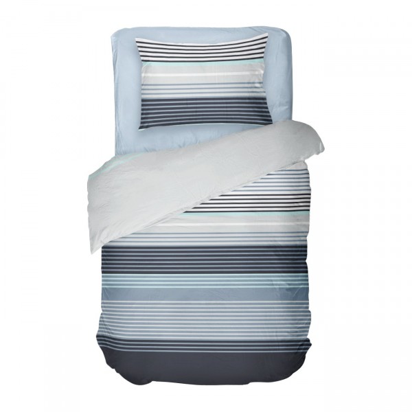 Lenjerie de pat single ranforce Blue
