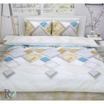 Lenjerie de pat bumbac satinat Marble