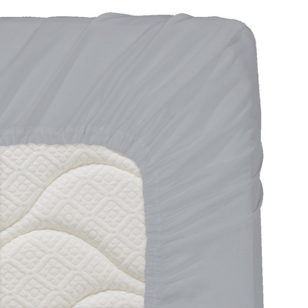 Cearșaf cu elastic ranforce gri 100/200/20