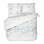 Set de lenjerie de pat ranforce pentru dormitor Victoria Bianco