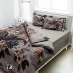 Set de lenjerie de pat pentru dormitor Flora