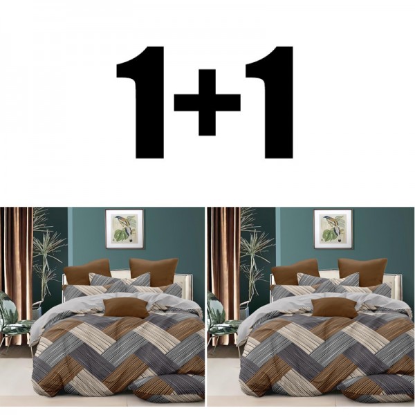 Două seturi de dormitoare Aslan microsatin