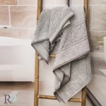 Prosop de baie Mihaella gri 80x160