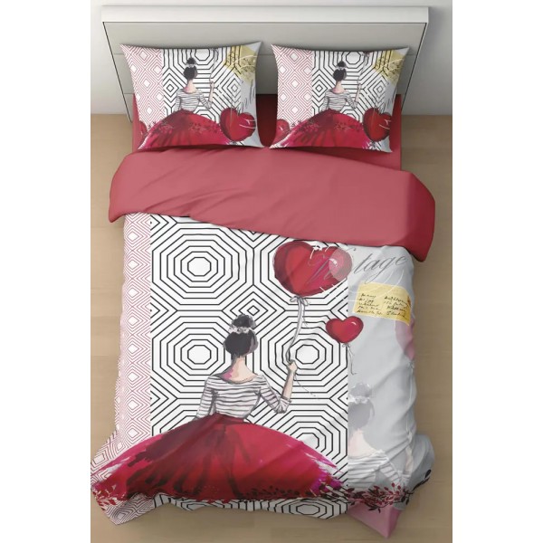 Lenjerie de pat single Heart
