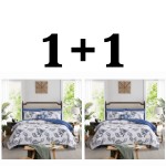 Două seturi de lenjerie de pat single Magnolia microsatin