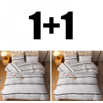Două seturi de lenjerie de pat dublă Indiana